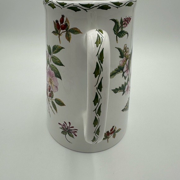 Botanical Pitcher Made In Stoke On Trent England 9x8.5” - Picture 7 of 11